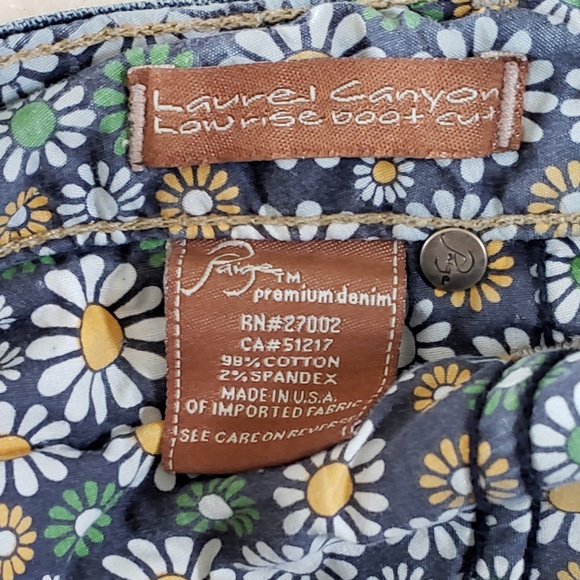 Paige Jean's Laurel Canyon low rise bootcut 27 - Picture 3 of 8